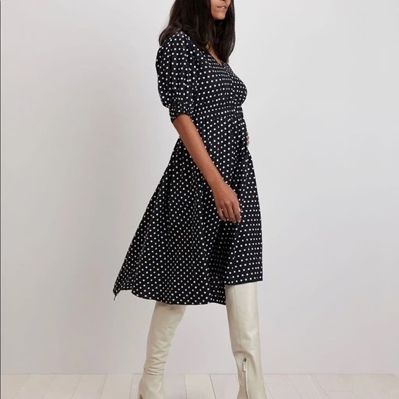 NWT The Kit by Daniel Vosovic Sophie Dress in Black Cubes Size XS‎ - Picture 4 of 12